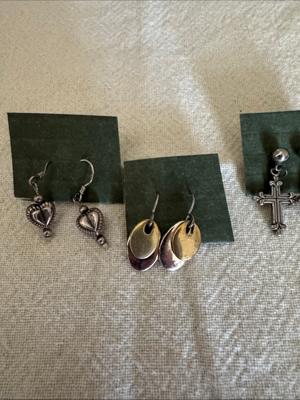 Two-Tone Gold & Silver Drop Earrings - Women's Fashion Jewelry